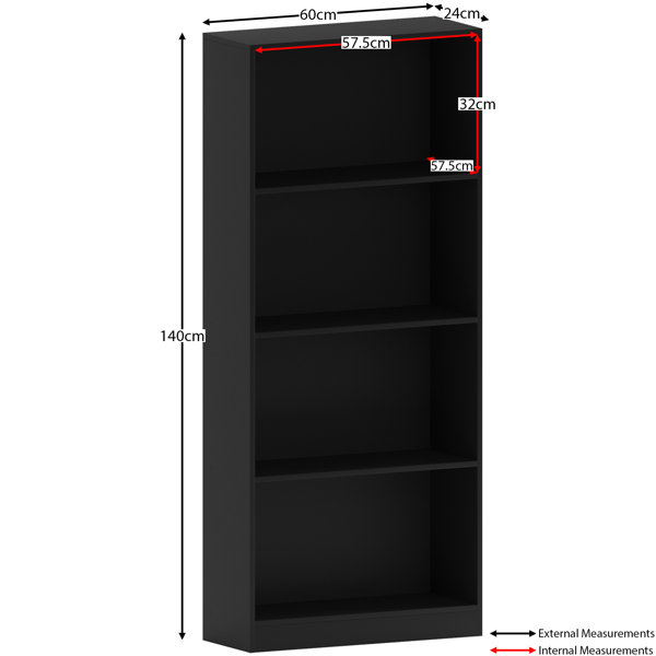 Walmart 4 deals shelf bookcase